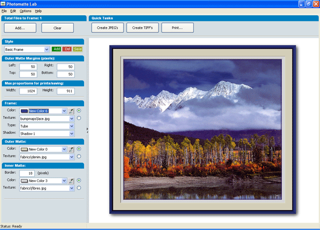 Photomatte Lab Screenshot